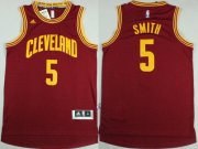 Wholesale Cheap Cleveland Cavaliers #5 J.R. Smith Revolution 30 Swingman 2014 New Red Jersey