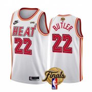 Wholesale Cheap Men's Miami Heat #22 Jimmy Butler White 2023 Finals Classic Edition Stitched Basketball Jersey