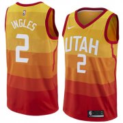 Wholesale Cheap Nike Utah Jazz #2 Joe Ingles Orange NBA Swingman City Edition Jersey