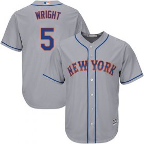 Wholesale Cheap Mets #5 David Wright Grey Cool Base Stitched Youth MLB Jersey