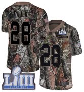 Wholesale Cheap Nike Rams #28 Marshall Faulk Camo Super Bowl LIII Bound Men's Stitched NFL Limited Rush Realtree Jersey