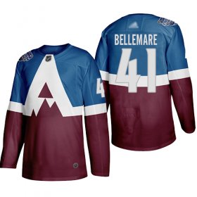 Wholesale Cheap Adidas Colorado Avalanche #41 Pierre-Edouard Bellemare Men\'s 2020 Stadium Series Burgundy Stitched NHL Jersey