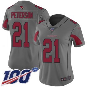 Wholesale Cheap Nike Cardinals #21 Patrick Peterson Silver Women\'s Stitched NFL Limited Inverted Legend 100th Season Jersey