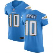 Wholesale Cheap Nike Chargers #10 Justin Herbert Electric Blue Alternate Men's Stitched NFL New Elite Jersey