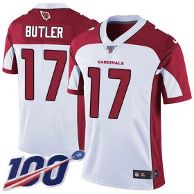 Wholesale Cheap Nike Cardinals #17 Hakeem Butler White Men\'s Stitched NFL 100th Season Vapor Limited Jersey