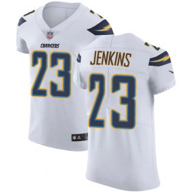 Wholesale Cheap Nike Chargers #23 Rayshawn Jenkins White Men\'s Stitched NFL Vapor Untouchable Elite Jersey