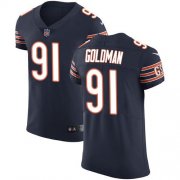Wholesale Cheap Nike Bears #91 Eddie Goldman Navy Blue Team Color Men's Stitched NFL Vapor Untouchable Elite Jersey