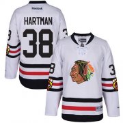 Wholesale Cheap Blackhawks #38 Ryan Hartman White 2017 Winter Classic Stitched Youth NHL Jersey