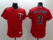 Wholesale Cheap Twins #3 Harmon Killebrew Red Flexbase Authentic Collection Stitched MLB Jersey