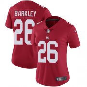 Wholesale Cheap Nike Giants #26 Saquon Barkley Red Alternate Women's Stitched NFL Vapor Untouchable Limited Jersey
