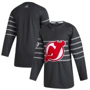 Wholesale Cheap Men's New Jersey Devils Adidas Gray 2020 NHL All-Star Game Authentic Jersey
