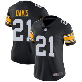 Wholesale Cheap Nike Steelers #21 Sean Davis Black Alternate Women\'s Stitched NFL Vapor Untouchable Limited Jersey