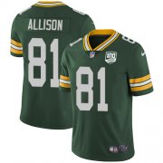 Wholesale Cheap Nike Packers #81 Geronimo Allison Green Team Color Men's 100th Season Stitched NFL Vapor Untouchable Limited Jersey