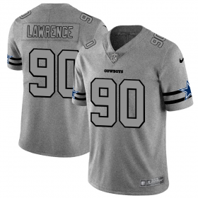 Wholesale Cheap Dallas Cowboys #90 Demarcus Lawrence Men\'s Nike Gray Gridiron II Vapor Untouchable Limited NFL Jersey