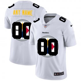 Wholesale Cheap Nike Pittsburgh Steelers Customized White Team Big Logo Vapor Untouchable Limited Jersey