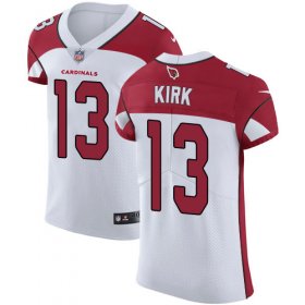 Wholesale Cheap Nike Cardinals #13 Christian Kirk White Men\'s Stitched NFL Vapor Untouchable Elite Jersey