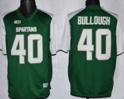 Wholesale Cheap Michigan State Spartans #40 Max Bullough 2013 Green With White Jersey