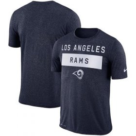 Wholesale Cheap Men\'s Los Angeles Rams Nike College Navy Sideline Legend Lift Performance T-Shirt