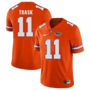 Wholesale Cheap Florida Gators Orange #11 Kyle Trask Football Player Performance Jersey