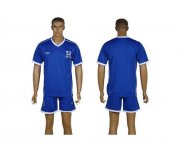 Wholesale Cheap Honduras Blank Blue Away Soccer Country Jersey