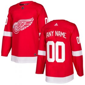 Wholesale Cheap Men\'s Adidas Red Wings Personalized Authentic Red Home NHL Jersey