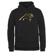 Wholesale Cheap Men's Carolina Panthers Pro Line Black Gold Collection Pullover Hoodie