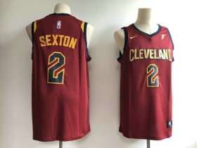 Wholesale Cheap Men\'s Cleveland Cavaliers 2 Collin Sexton Swingman Icon Edition Jersey