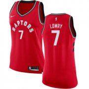 Wholesale Cheap Raptors #7 Kyle Lowry Red Women's Basketball Swingman Icon Edition Jersey