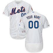 Wholesale Cheap New York Mets Majestic Home Flex Base Authentic Collection Custom Jersey White