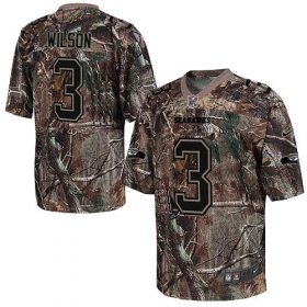Wholesale Cheap Nike Seahawks #3 Russell Wilson Camo Men\'s Stitched NFL Realtree Elite Jersey
