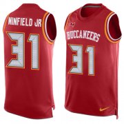 Wholesale Cheap Nike Buccaneers #31 Antoine Winfield Jr. Red Team Color Men's Stitched NFL Limited Tank Top Jersey