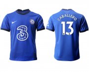 Wholesale Cheap Men 2020-2021 club Chelsea home aaa version 13 blue Soccer Jerseys