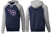 Wholesale Cheap Tennessee Titans Logo Pullover Hoodie Dark Blue & Grey