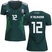 Wholesale Cheap Women's Mexico #12 A.Talavera Home Soccer Country Jersey