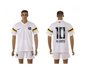 Wholesale Cheap Santos #10 PH Ganso White Home Soccer Club Jersey