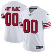 Wholesale Cheap Nike San Francisco 49ers Customized White Rush Stitched Vapor Untouchable Limited Men's NFL Jersey