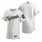 Wholesale Cheap Washington Nationals Blank White Nike Men's Authentic Golden Edition MLB Jersey