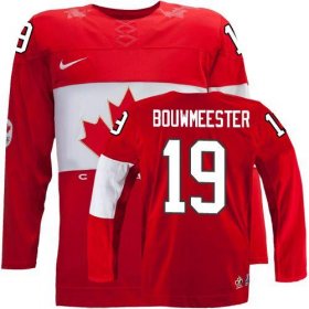 Wholesale Cheap Olympic 2014 CA. #19 Jay Bouwmeester Red Stitched NHL Jersey