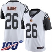 Wholesale Cheap Nike Bengals #26 Trae Waynes White Men's Stitched NFL Limited Rush 100th Season Jersey