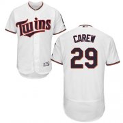 Wholesale Cheap Twins #29 Rod Carew White Flexbase Authentic Collection Stitched MLB Jersey