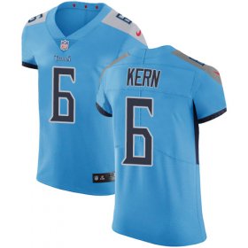 Wholesale Cheap Nike Titans #6 Brett Kern Light Blue Alternate Men\'s Stitched NFL Vapor Untouchable Elite Jersey