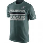 Wholesale Cheap Philadelphia Eagles Nike Team Stripe T-Shirt Green