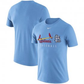 Wholesale Cheap St. Louis Cardinals Nike MLB Practice T-Shirt Blue