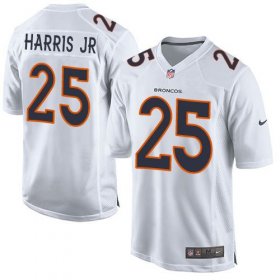 Wholesale Cheap Nike Broncos #25 Chris Harris Jr White Men\'s Stitched NFL Game Event Jersey
