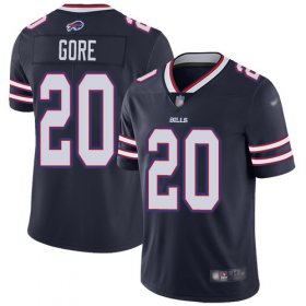 Wholesale Cheap Nike Bills #20 Frank Gore Navy Men\'s Stitched NFL Limited Inverted Legend Jersey