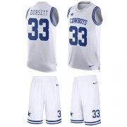 Wholesale Cheap Nike Cowboys #33 Tony Dorsett White Men's Stitched NFL Limited Tank Top Suit Jersey