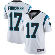 Wholesale Cheap Nike Panthers #17 Devin Funchess White Men's Stitched NFL Vapor Untouchable Limited Jersey