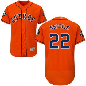 Wholesale Cheap Astros #22 Josh Reddick Orange Flexbase Authentic Collection 2019 World Series Bound Stitched MLB Jersey