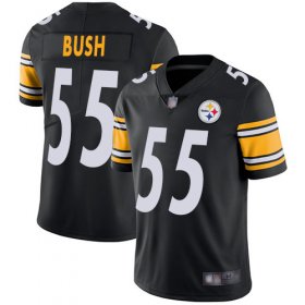Wholesale Cheap Nike Steelers #55 Devin Bush Black Team Color Men\'s Stitched NFL Vapor Untouchable Limited Jersey