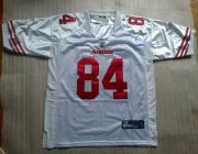 Wholesale Cheap 49ers #84 Randy Moss White Stitched NFL Jersey